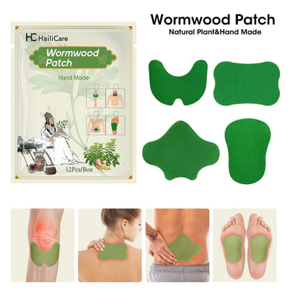 EELHOE Mugwort pain relief patch to relieve joint, lumbar, cervical, knee, leg and tendon pain